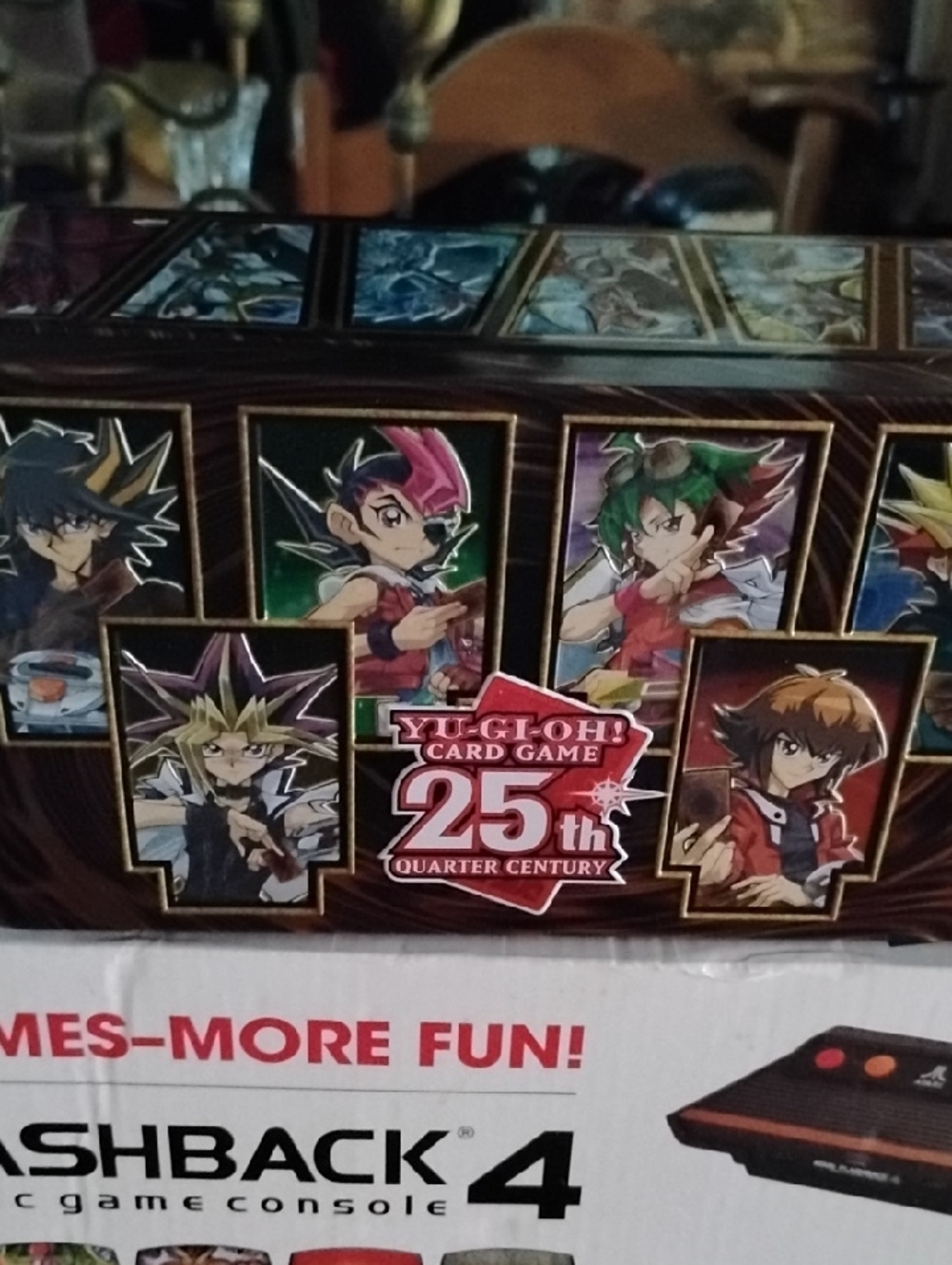Yu-Gi-Oh! 25th Anniversary Card Game Metal 3D Boxes with Characters(10 Count)
